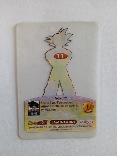 CARD DRAGON BALL Z LAMINCARDS 2007 SERIE PLATINO n 11 - Imagen 2 de 2