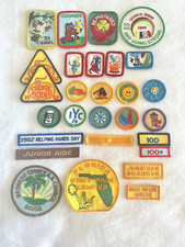 Girl Scout Patches GSA Vintage 1980s Lot of 28 Unused Some Florida