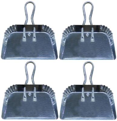 Quickie  428 17'' Oversize Heavy Duty Aluminum Dust Pans - Quantity 4