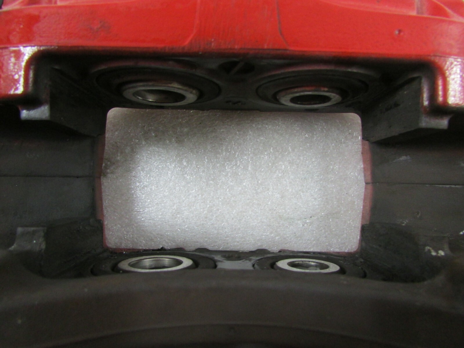 Maserati Ghibli Q4, LH, Left Rear Brake Caliper, Red