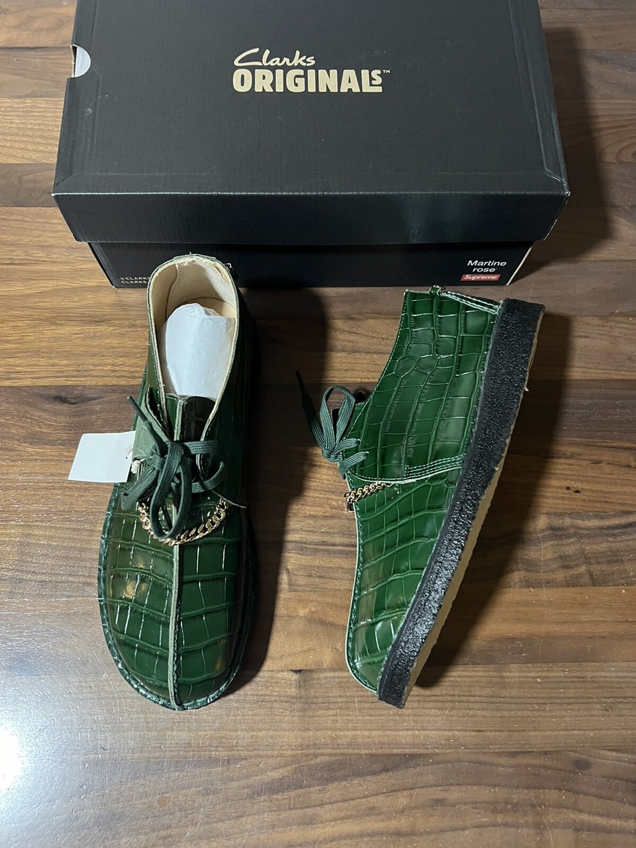 SUPREME®/MARTINE ROSE® CLARKS ORIGINALS® DESERT TREK GREEN SUPREME®/MARTINE ROSE® CLARKS ORIGINALS® DESERT TREK GREEN