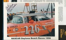 Russ Truelove 6x8.5 Photo Auto Car Racing 1956 Signed Autograph (CG98) SWSW6