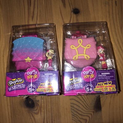 Shopkins Lil Secrets Party Pop Ups Mermaid's Adventure & Rodeo Smoothie Bar