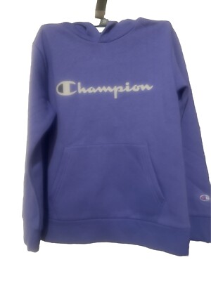Champion Big Kids Boy's Long Sleeve Classic Logo Hoodie
