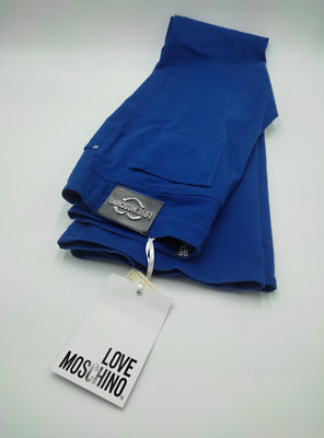 Hose Love Moschino Damen Casual Pants Jeans Blau Gr. 34 Schlaghose