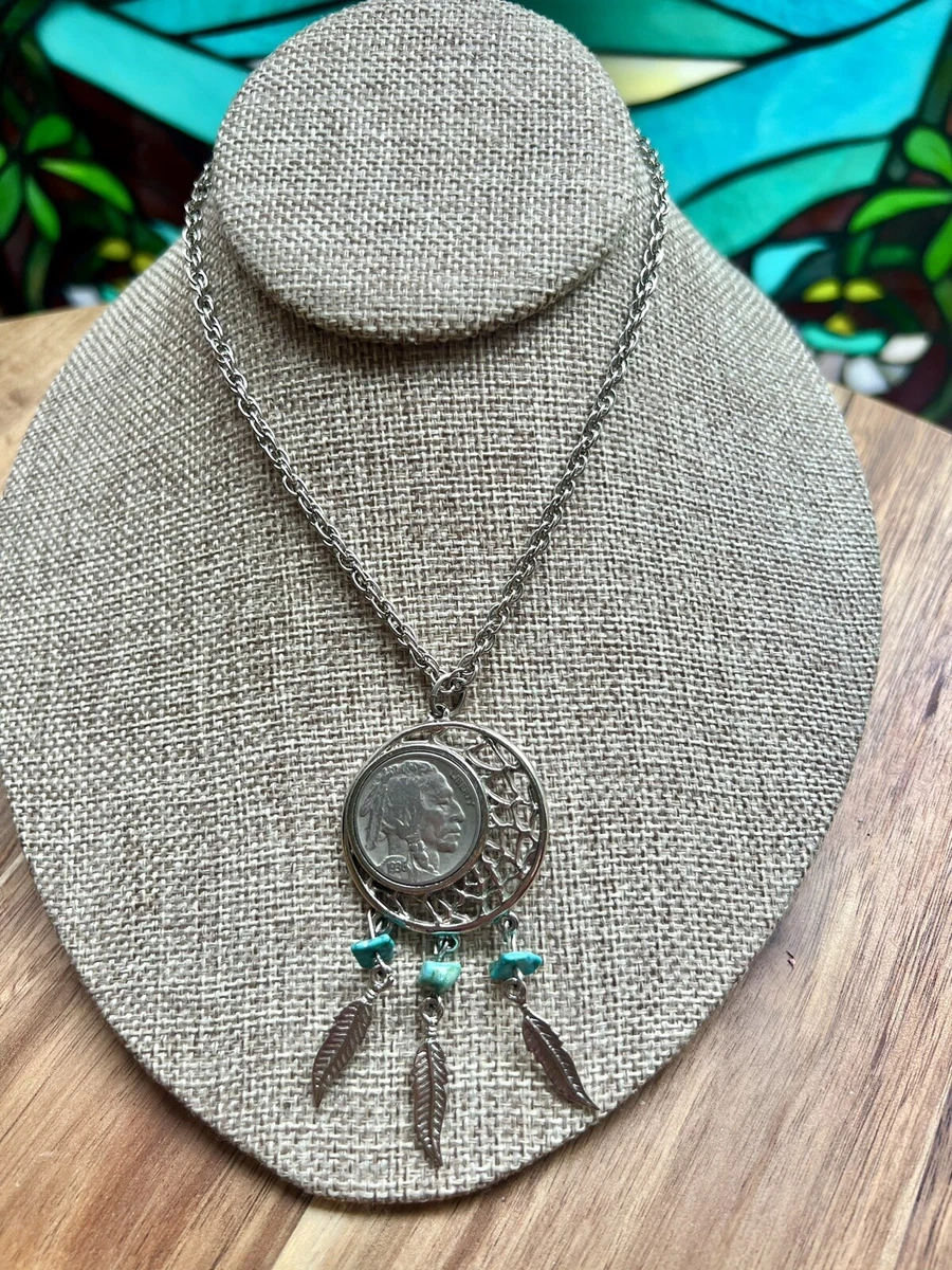Buffalo nickel shop necklace
