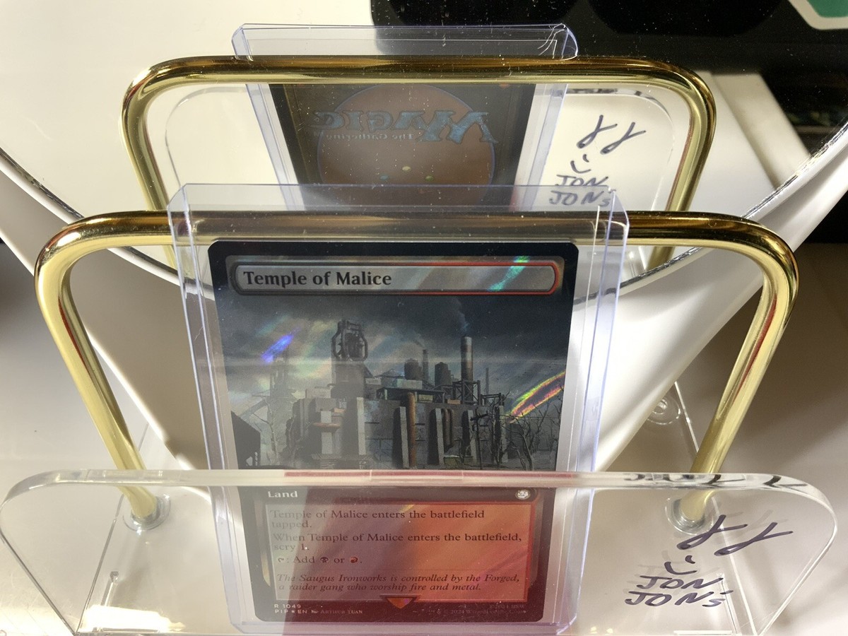Temple Garden 1x FOIL RTR MTG Return to Ravnica Rare MINT green white land Temple Garden 1x FOIL RTR MTG Return to Ravnica Rare MINT green white land