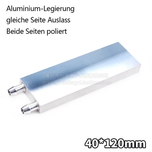 Bloque de refrigeración por agua de aluminio disipador de calor bloque de refrigeración por agua sistema para PC CPU GPU - Imagen 11 de 27