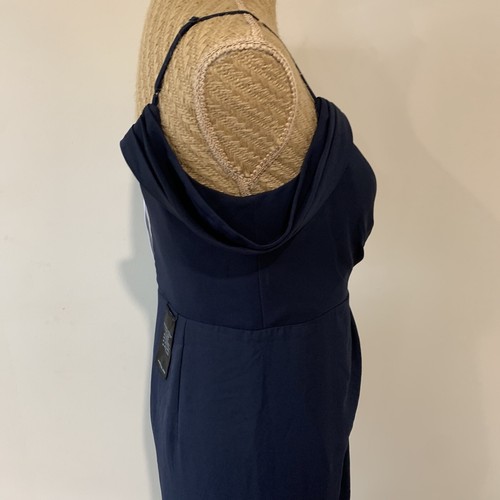 Forever New Hadley Waterfall Midi Dress RRP$169 New With Tags Navy / Dark Blue - Picture 16 of 21