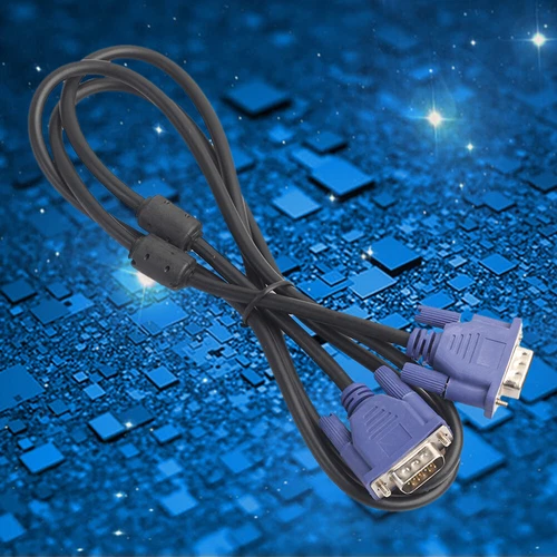 Monitor Cable Male To Male for Laptop PC Projector (1.5m) UK