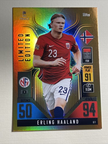 21/22 Erling Haaland gold limited edition LE 1 - Picture 2 of 3