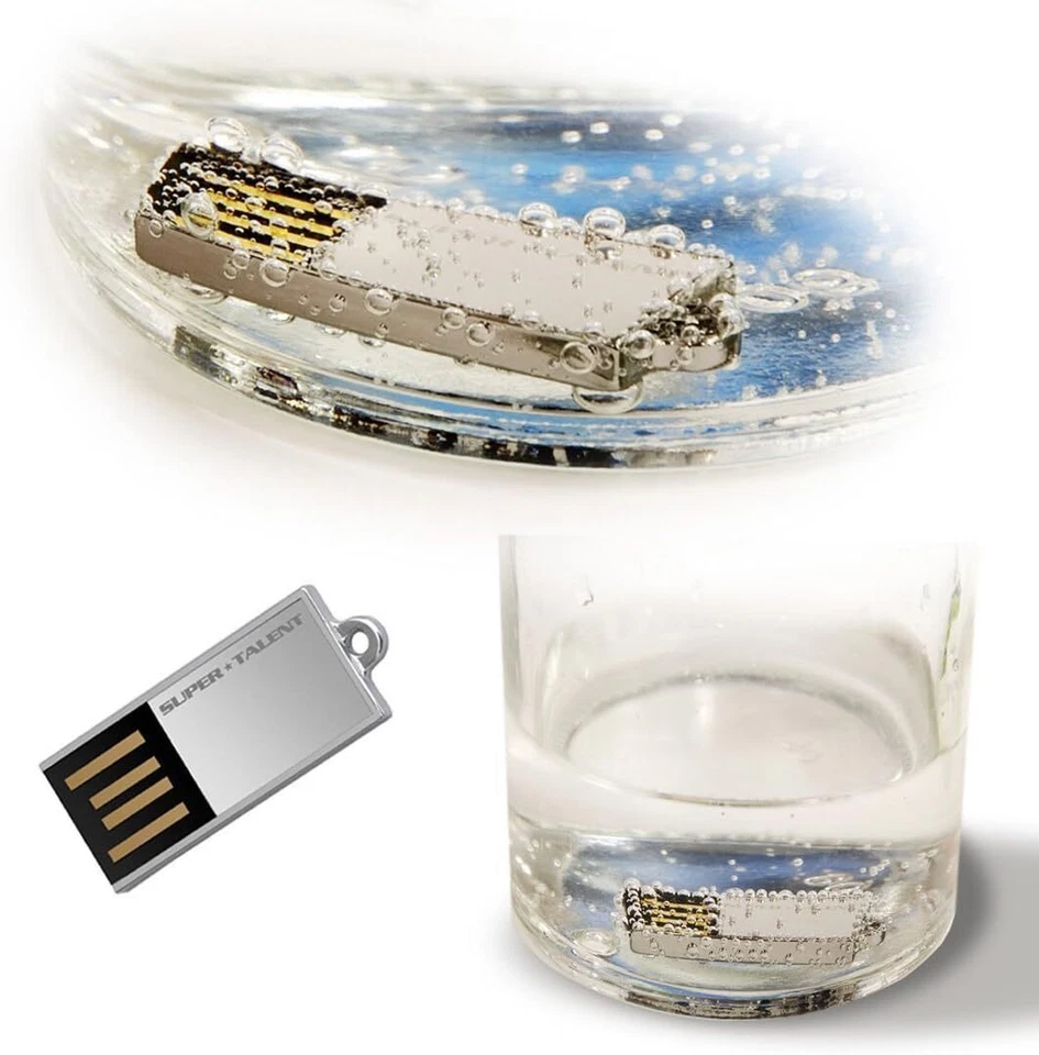 Super Talent STU16GPCS Pico Series C - USB flash drive - 16 GB - USB 2.0 -chrome - Image 4 of 4