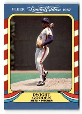 1987 Fleer Limited Edition #18 Dwight Gooden EX/NM  ID:48825