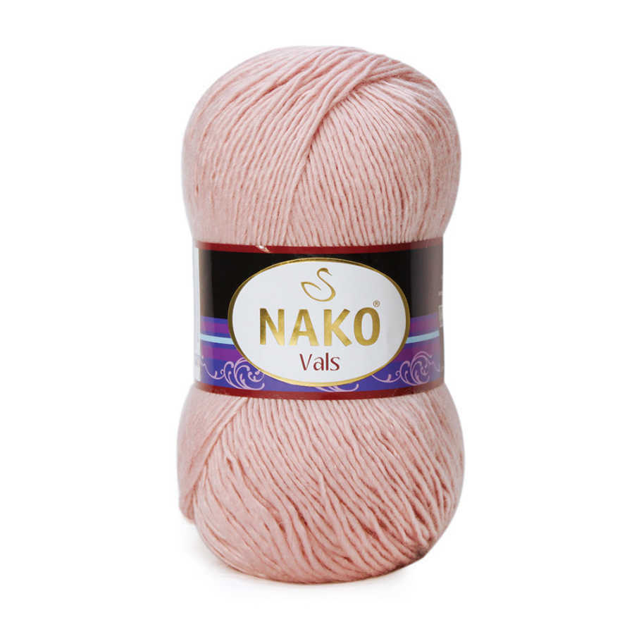 Nako Vals- 100 gr 240 mt knitting thread, crochet thread for women scarfs,  shawl