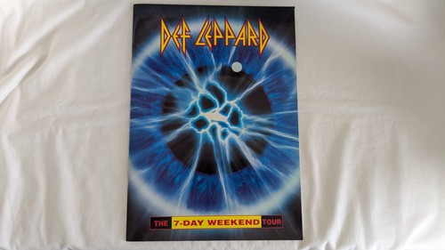 Def Leppard The 7-Days Weekend Tour Concert Program