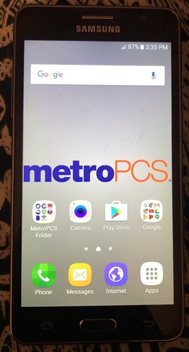 Samsung Galaxy On5 SM-G550T (T-Mobile) Black Fast Ship Very Good Used Blemish - Picture 2 of 3
