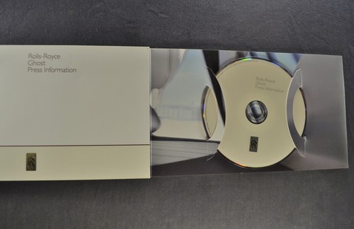 2009-2010 Rolls Royce Ghost Press Info Media DVD Saloon Sedan Excellent Original - Picture 2 of 5