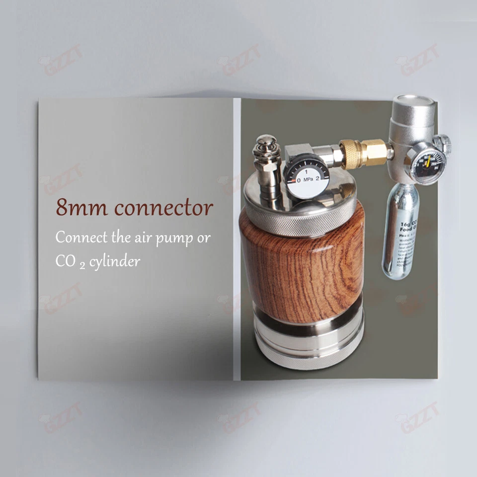 Portable Pneumatic Coffee Maker W/ Rack 58mm Filter Bowl Outdoors Camping Coffee - Image 4 of 4