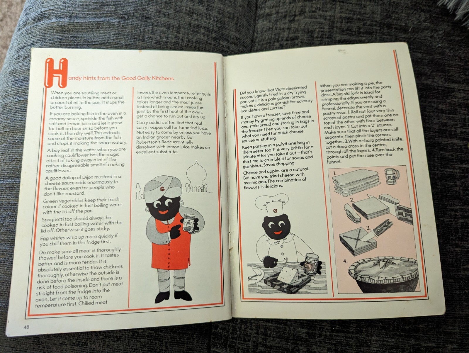 RARE GOOD GOLLY RECIPE BOOK Cook Golliwog 1972 James Robertson & Son