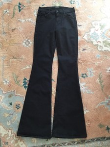 mother black flare jeans