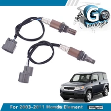 2Pcs For 2003/04/05/06-2011 Honda Element 2.4L Upstream Downstream Oxygen Sensor