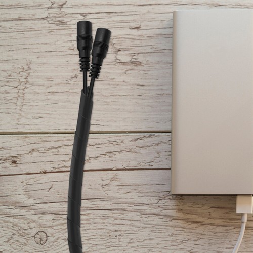 Cable Management Sleeve Spiral Cable Wrap Cord Wrap Wire Management Sleeve - Picture 9 of 12