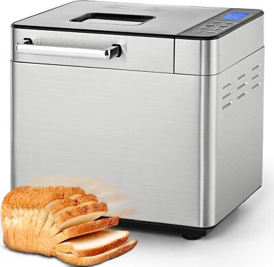 Bread Maker - 13 Programs - 3 Loaf Sizes - 3 Crust Settings - Ceramic Pan - NIB