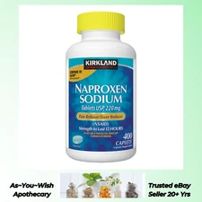 Naproxen Sodium 220mg 400 Caplets – Compare to Aleve – Exp 06/2026