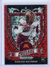 2021 Prizm Draft Rashod Bateman Red Circles Parallel - Baltimore Ravens