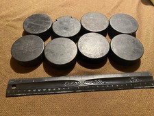 LOT OF 8 VINTAGE HOCKEY PUCKS USED - CZECHOSLOVAKIA and CANADA VICEROY & IN GLAS