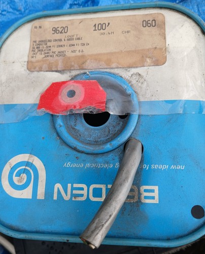 Belden Wire 9620 5 Conductor 16 AWG Solar POWER, CONTROL & AUDIO CABLE 100FT NEW - Picture 2 of 2