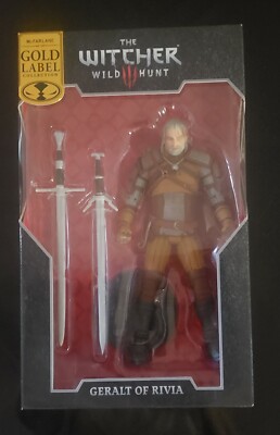 Mcfarlane Toys Gold Label COLLECTION  THE Witcher Geralt Of Rivia 7''  New, 