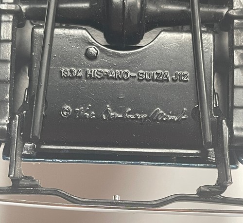 Danbury Mint Miniature Blue Diecast Open Car 1934 Hispano Suiza J12 Vintage - Picture 14 of 15