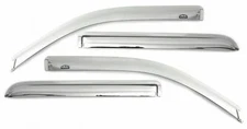 Auto Ventshade 684806 Chrome Ventvisor Deflector 4 pc. For 19 1500 Chrome ABS