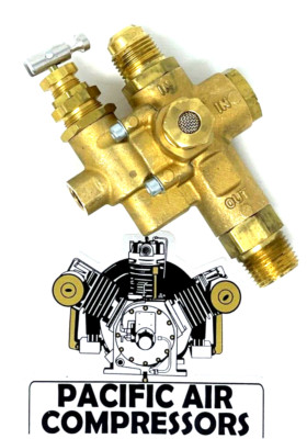 THOMAS # 638582 CHECK VALVE PILOT VALVE AIR COMPRESSOR PARTS
