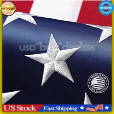 American Flag 5 X 8 Ft, 100% Made in USA High Wind, Heavy Duty 5 by 8 Foot