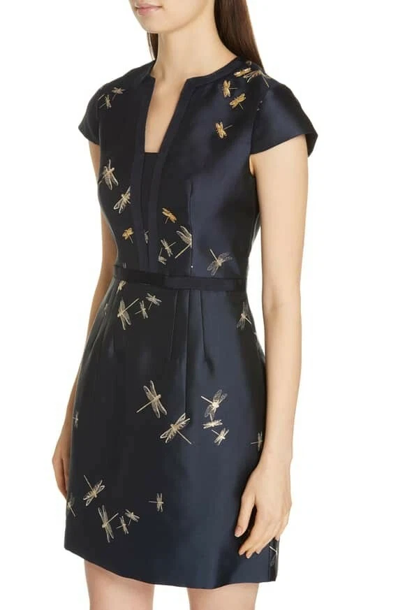 Ted baker dragonfly jacquard best sale dress