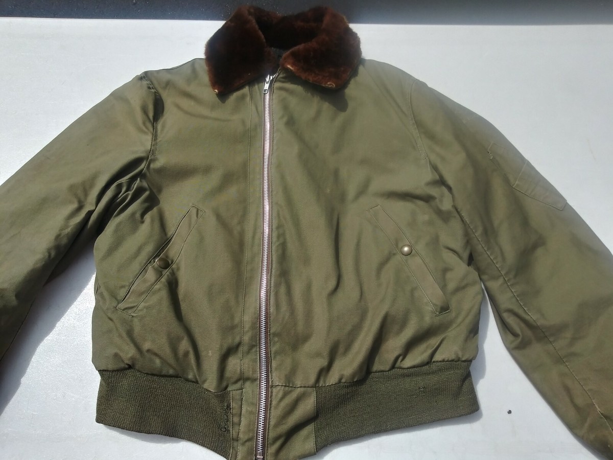 40年代 Vintage B-15 Flight Jacket Vintage B-15 Flight Jacket Approximated Size 36 MFG Fitzwell
