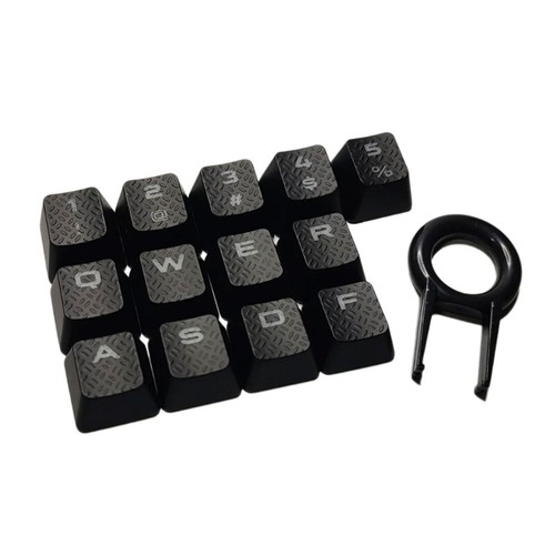 13PCS Textured Backlights Keycap Set for K70 RGBK70 K95 K90 K65 Enhances Grip - Photo 11/11