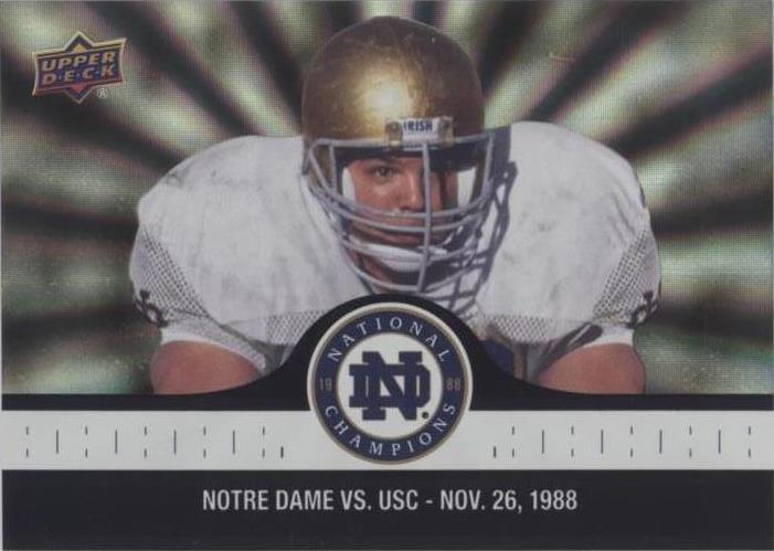 2017 Upper Deck Notre Dame 1988 Championship Frank Stams #89 - 1 of 2