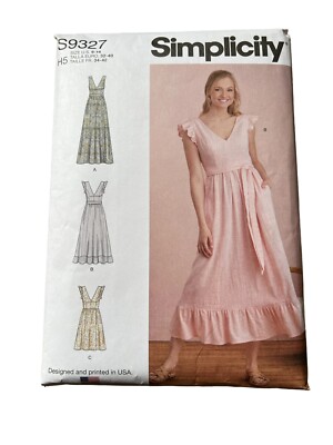 Simplicity By Design 9327 Size 6-14 Misses Dress Brand New Uncut 2021