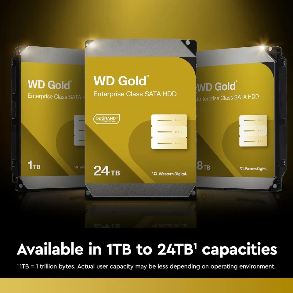 WD 12TB WD Gold Enterprise Class Internal Hard Drive 512 MB Cache 3.5" WD122KRYZ - Image 4 of 4