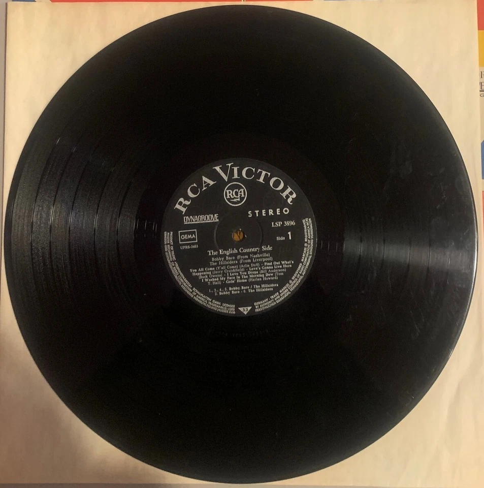 Bobby Bare/The Hillsiders, LP, VG, The English Countryside, LSP-3896, (German) - Image 3 of 4