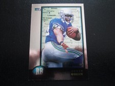 AHMAN GREEN 1998 BOWMAN INTERSTATE FOIL PARALLEL ROOKIE CARD # 29. rookie card picture