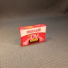 New Sealed Maxell DVC 60 90 min Mini DV Blank Digital Video Cassette Record