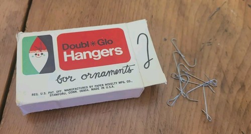 Vintage Doppel-Glo Kleiderbügel für Ornamente Box MCM Weihnachtsdeko ein paar Kleiderbügel - Bild 5 von 5