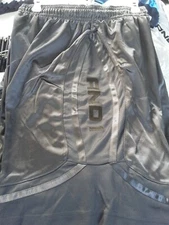 Shooter classic And1 GRAY W/ Black Mens Shorts Size  Large Bag340