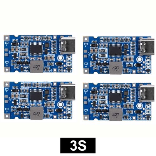 2/4/6PCS Type-C/Micro USB 2S 3S 4S BMS 18W 2A Li Li-ion Battery Charging Module - Picture 19 of 23