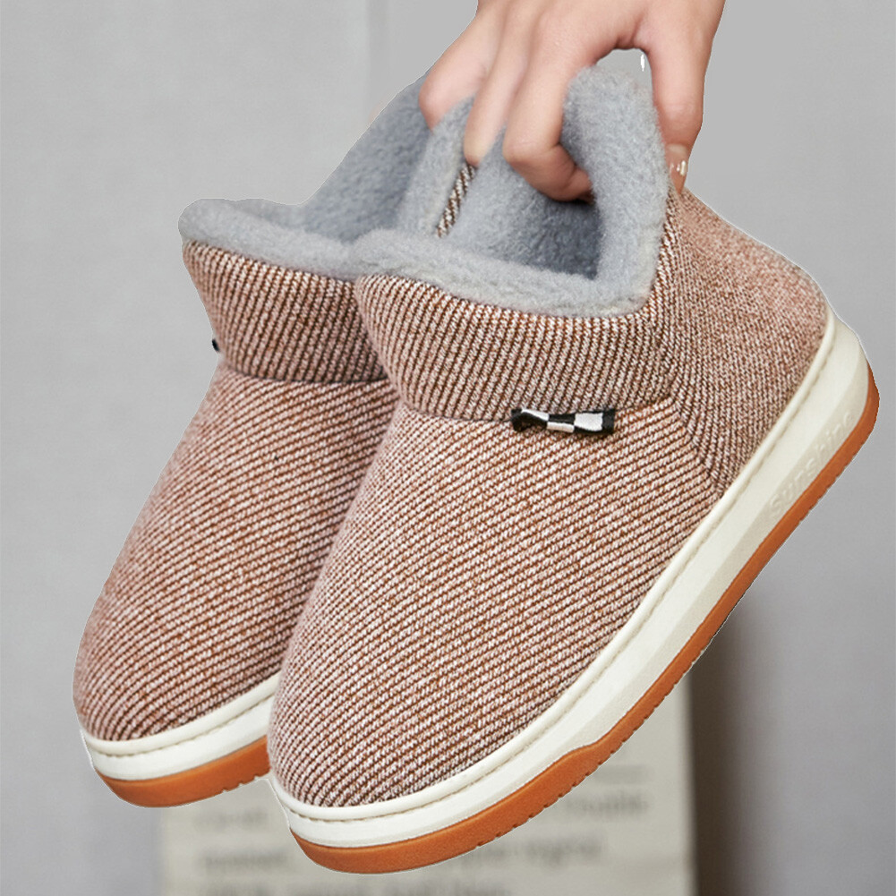 APL Stivali uomo donna fodera peluche memory foam antiscivolo camera da letto stivaletti comodi