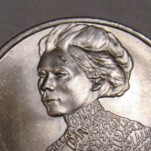 2023-P Jovita Idar Quarter Die Chips Error on Face Skull Rare UNIQUE